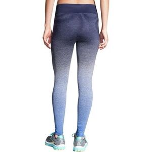 Brooks Running Streaker Blue Ombre Workout Legging Size Small